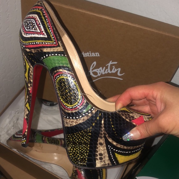 Christian louboutin original custom painted - Picture 3 of 6